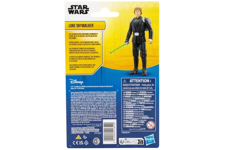 Star Wars Luke Skywalker Figur 10 cm – Epic Hero Series mit Lichtschwert | Hasbro