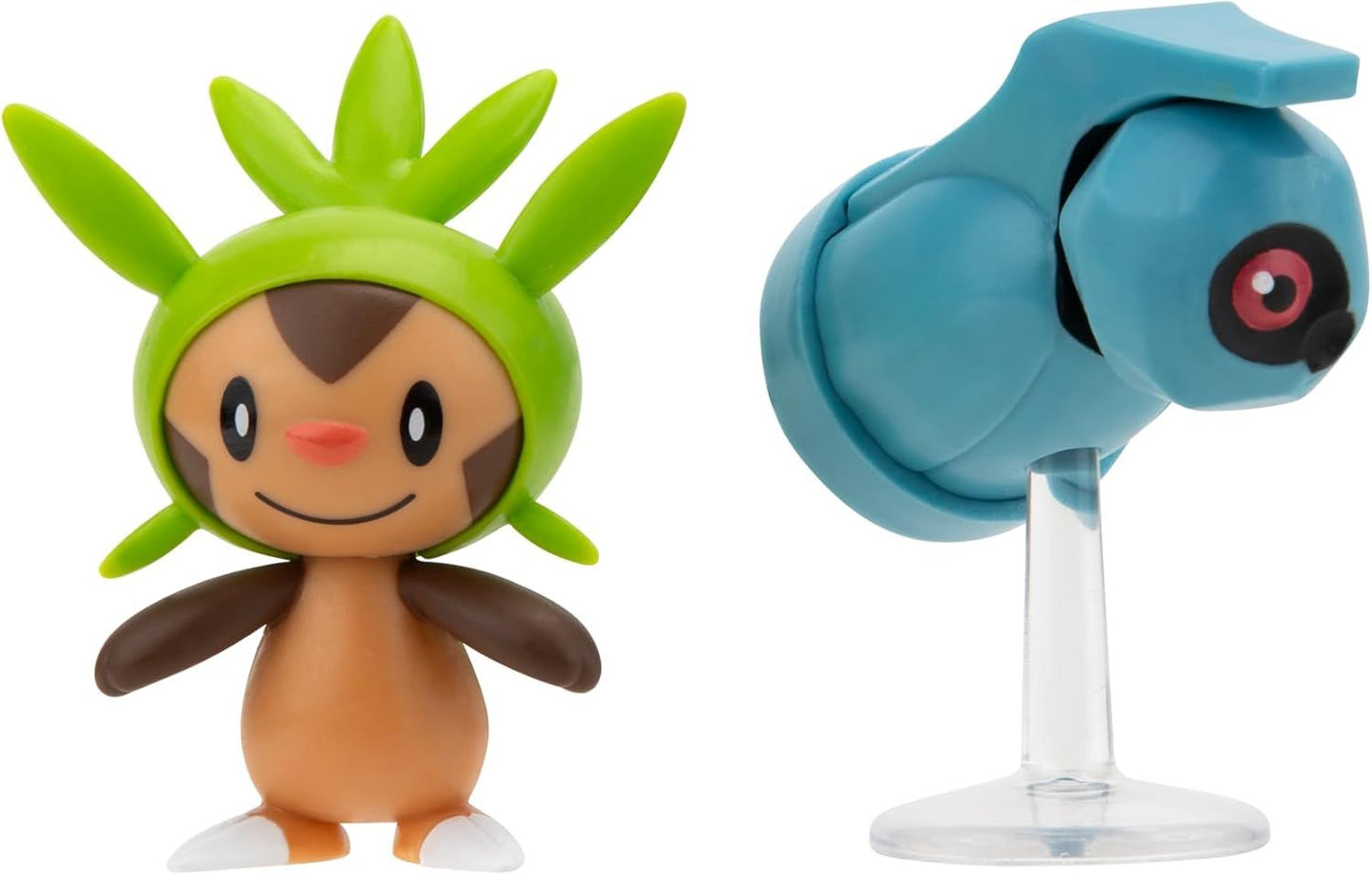 Pokémon Battle Figure Set – Chespin & Beldum (5 cm)