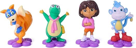 Dora the Explorer Mini-Figuren Set – 4-teiliges Spielset für Kinder