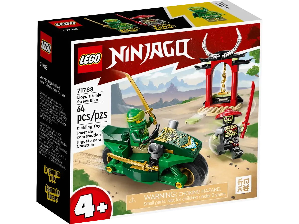 LEGO NINJAGO 71788 – Lloyd’s Ninja‑Motorrad (64 Teile, 4+)