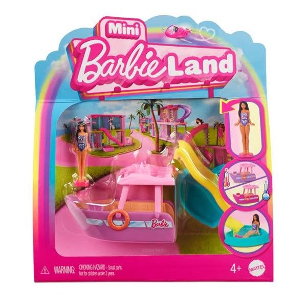Barbie Mini‑BarbieLand Traumboot – Mini Puppe & Boot