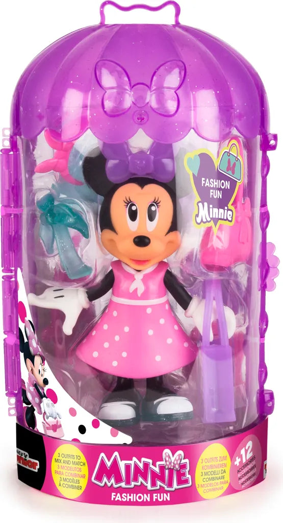 Minnie Mouse Fashion Doll – Minnie Fashion Fun Puppe | Ankleidepuppe für Kinder