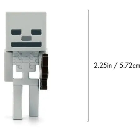 Minecraft Skeleton Sammelfigur 6,5 cm – Die-Cast Metallfigur | Jada Toys Wave 4