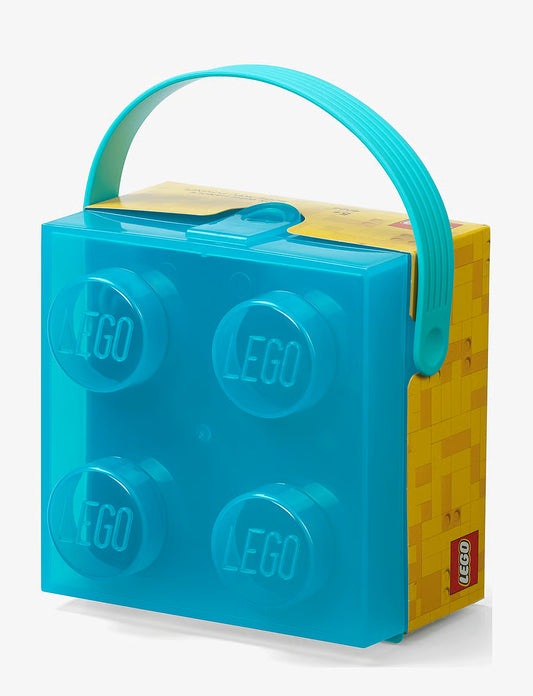 Blaue LEGO Lunchbox, Detailansicht