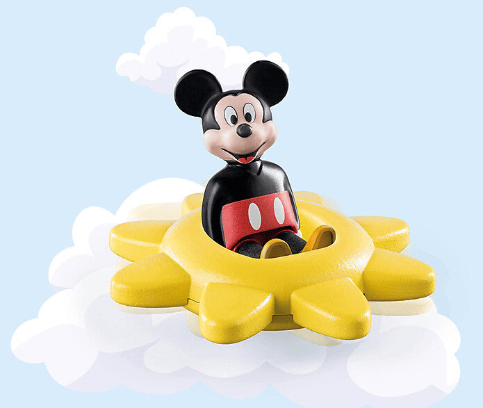 PLAYMOBIL 71321 – Disney: Mickys Drehsonne mit Rasselfunktion | 1.2.3 Spielzeug ab 18 Monaten