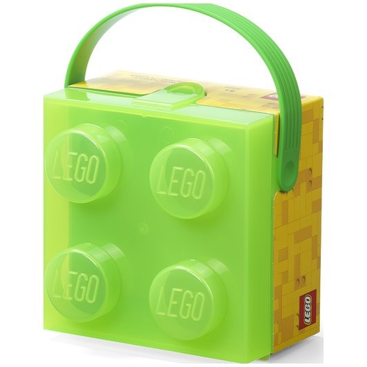 Grüne LEGO Lunchbox, Detailansicht
