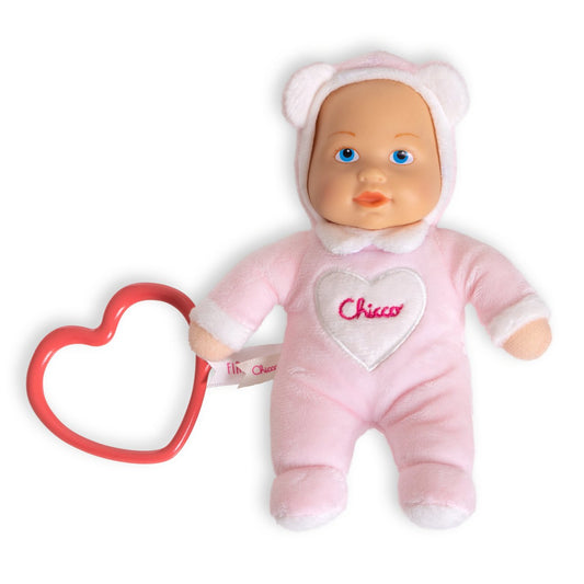 Rosa My Little Doll Kuschelpuppe mit Beißring, 18 cm