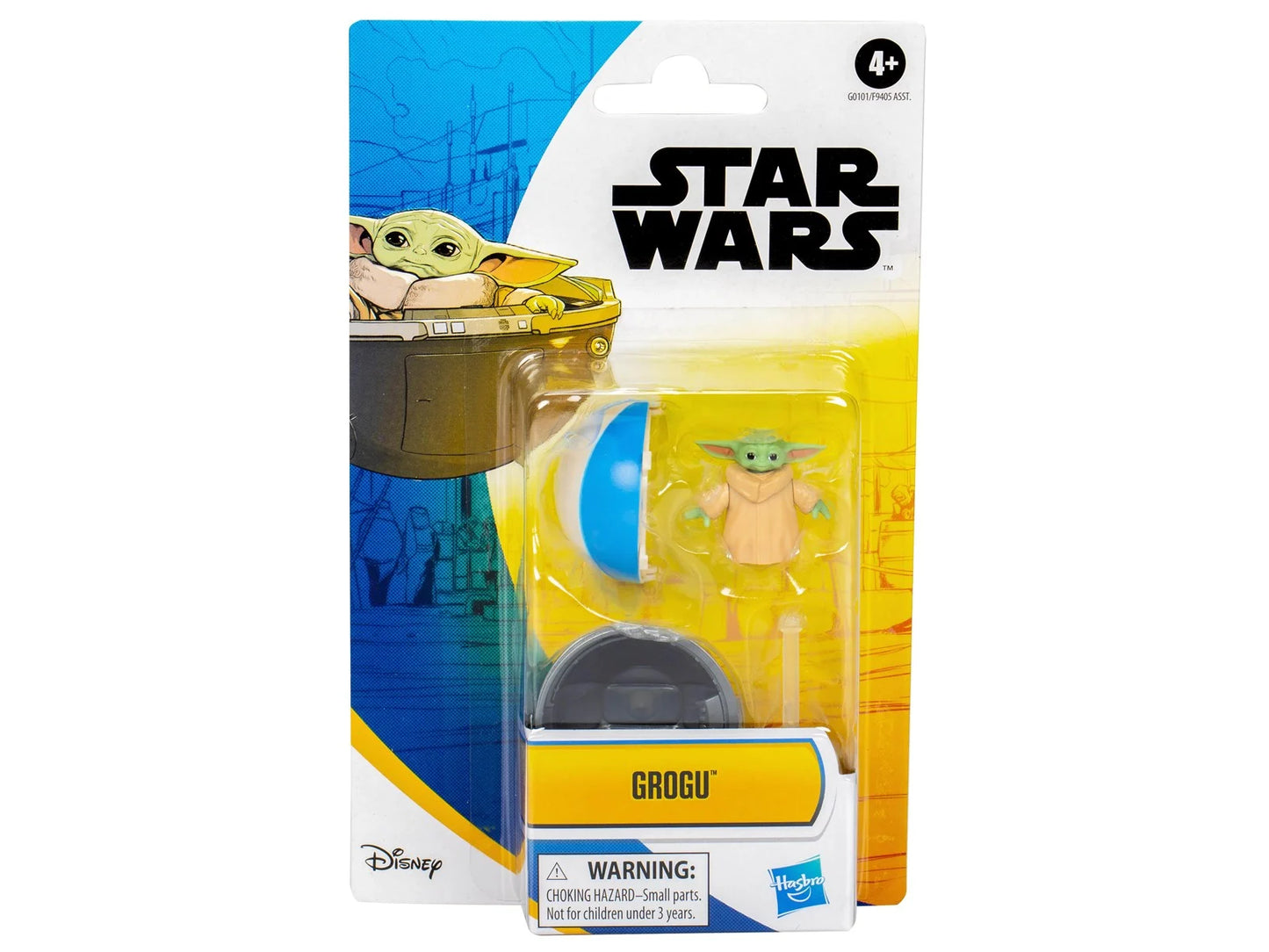 Star Wars Grogu Figur 2,5 cm – Epic Hero Series mit Hover Cradle | Hasbro