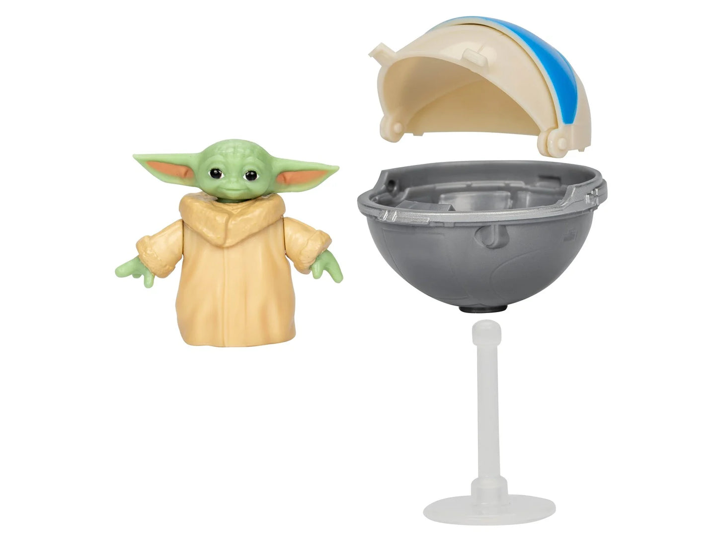 Star Wars Grogu Figur 2,5 cm – Epic Hero Series mit Hover Cradle | Hasbro