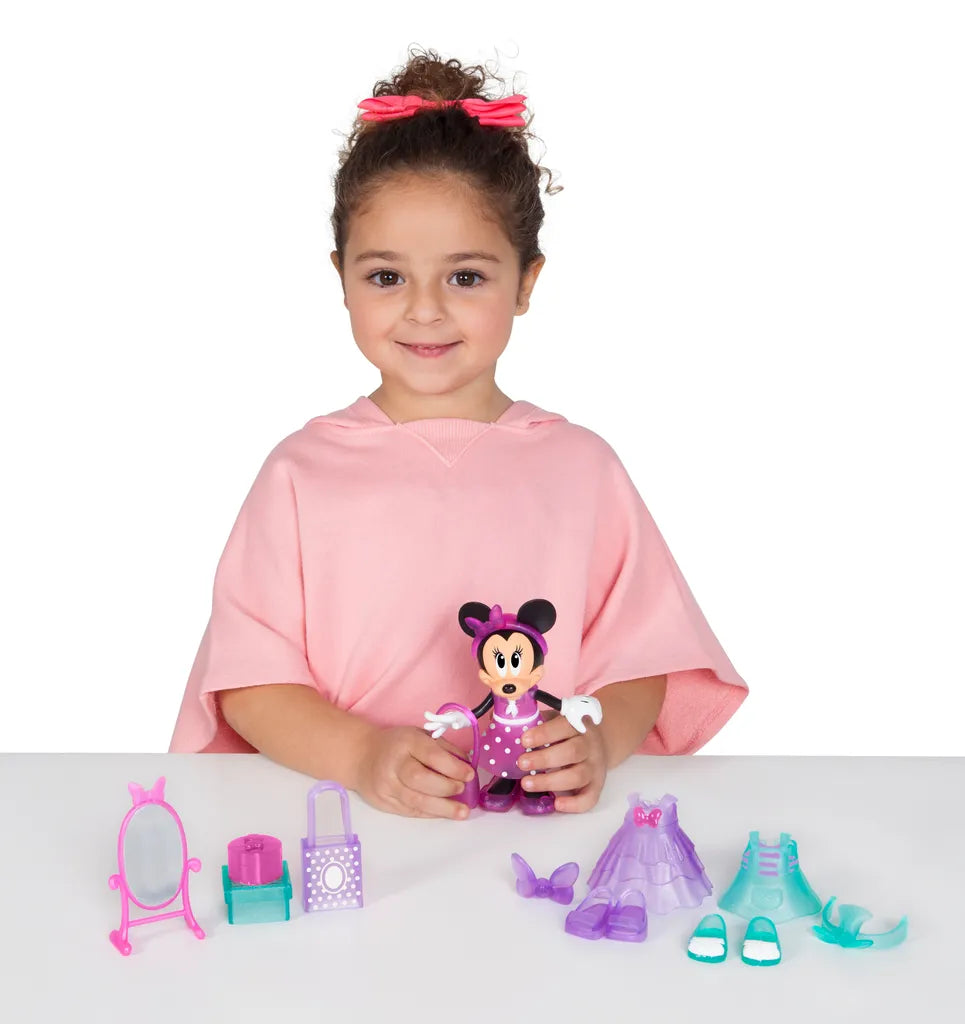 Minnie Mouse Fashion Doll – Minnie Fashion Fun Puppe | Ankleidepuppe für Kinder