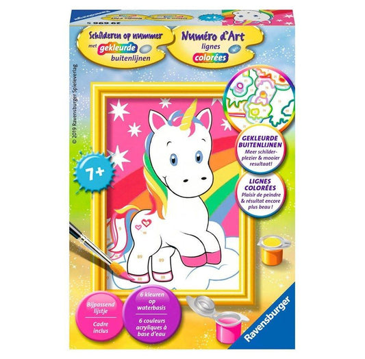Ravensburger Malen nach Zahlen - Niedliches Einhorn