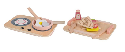 Holz-Sandwich-Set für Kinder ab 2 Jahren – 14-teilig