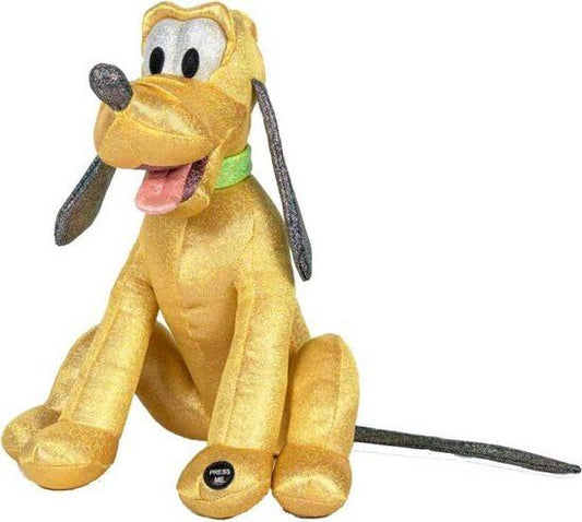 100 Jahre Disney Glitter Pluto Plüsch mit Sound ca. 30cm