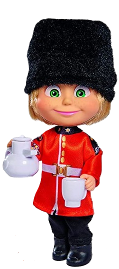 Mascha und der Bär 12cm, in Großbritannien Stil