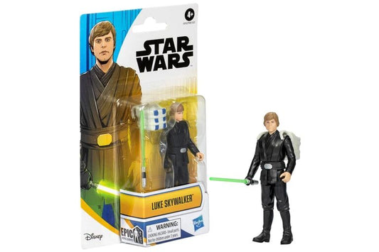 Star Wars Luke Skywalker Figur 10 cm – Epic Hero Series mit Lichtschwert | Hasbro