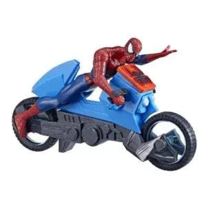 Hasbro Marvel Spider-Man Web Cycle – Figur & cooles Motorbike im Set