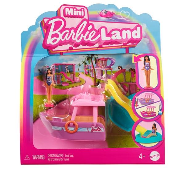 Barbie Mini‑BarbieLand Traumboot – Mini Puppe & Boot