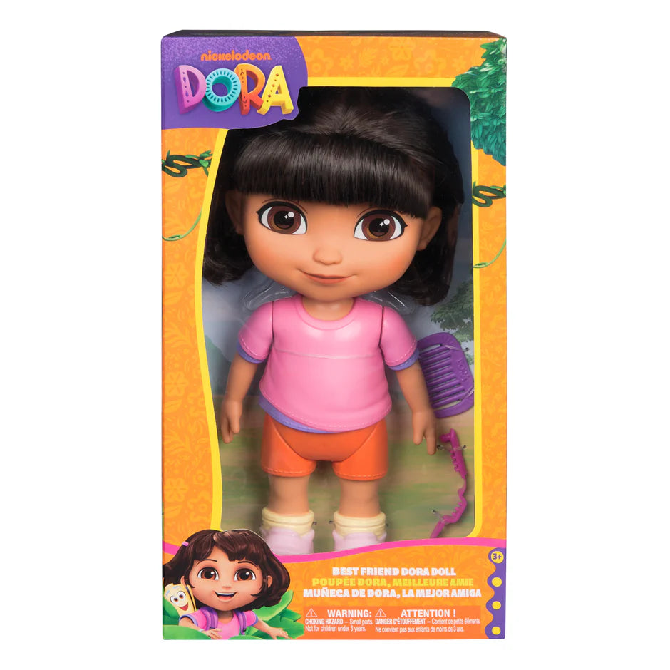 Dora Puppe 29 cm – Kleine Entdeckerin mit Zubehör | Spielpuppe für Kinder ab 3 Jahren