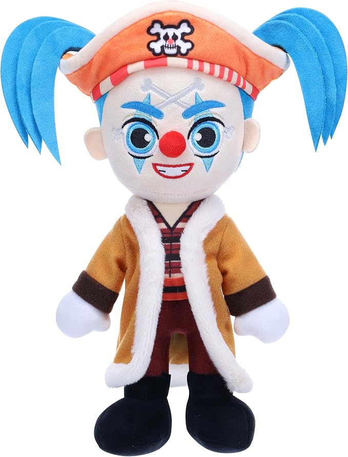 Buggy Plüschfigur aus One Piece, Detailansicht