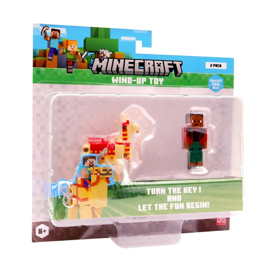 Minecraft Alpaka Aufziehfigur – 3D Wind-Up Toy mit Minecraft-Figur | Sammelspielzeug ab 8 Jahren