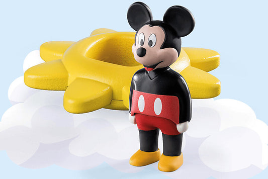 PLAYMOBIL 71321 – Disney: Mickys Drehsonne mit Rasselfunktion | 1.2.3 Spielzeug ab 18 Monaten