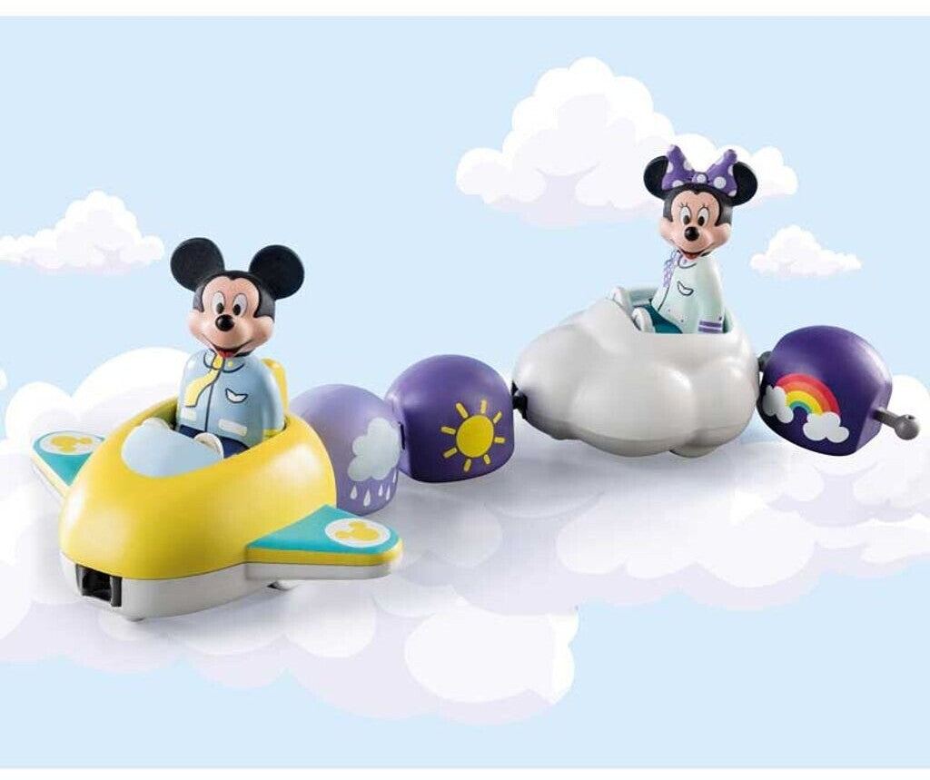 PLAYMOBIL 71320 – Disney: Mickys & Minnies Wolkenflug | 1.2.3 Set für Kleinkinder ab 18 Monaten
