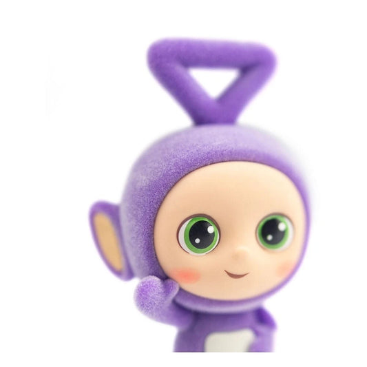 Teletubbies Tinky Winky Sammelfigur 6 cm – CheeBee Flocked Edition | The Loyal Subjects