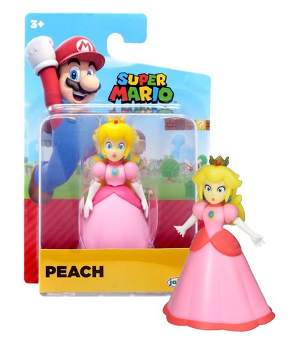 World of Nintendo – Super Mario Prinzessin Peach Figur (6 cm) –