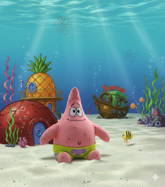 Großes Patrick Star Stofftier – 45 cm – Superweiche SpongeBob Plüschfigur